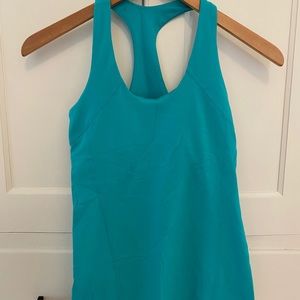 lululemon turquoise yoga/workout tank